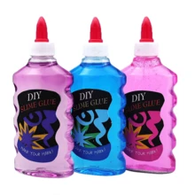 1 盒，史莱姆制作套装，DIY 史莱姆，套装包含配件、原料和容器，各种颜色和形状的粘土，适合与朋友一起玩的创意活动，很棒的生日礼物，减压玩具，史莱姆套装 - 彩色 - 查看 6