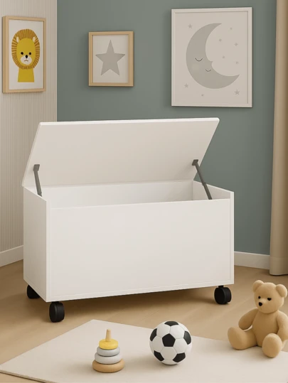 Bau Infantil Organizador Multiuso Brinquedos Livros Roupas
