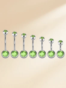 Nhẫn rốn bằng thép không gỉ Cubic Zirconia thời trang Nhẫn xỏ khuyên rốn Trang sức xỏ khuyên rốn Nhẫn rốn Nhẫn rốn Nhẫn rốn Trang sức xỏ khuyên rốn Nhẫn xỏ khuyên rốn 14G 6mm 8mm 10mm 12mm 14mm 16mm 18mm Nhẫn rốn cho nam nữ để trang trí hàng ngày - Vòng rốn - Xem 13