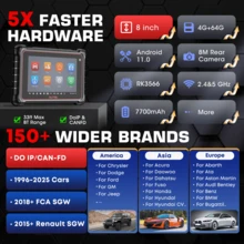 Autel MaxiPro MP900TS Android 11 All System Diagnostic Scanner With TPMS Relearn Rest Programming Upgraded Of MP808TS - black red - View 7