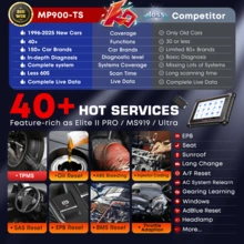 Autel MaxiPro MP900TS Android 11 All System Diagnostic Scanner With TPMS Relearn Rest Programming Upgraded Of MP808TS - black red - View 6