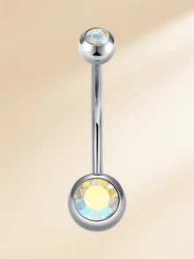 Nhẫn rốn bằng thép không gỉ Cubic Zirconia thời trang Nhẫn xỏ khuyên rốn Trang sức xỏ khuyên rốn Nhẫn rốn Nhẫn rốn Nhẫn rốn Trang sức xỏ khuyên rốn Nhẫn xỏ khuyên rốn 14G 6mm 8mm 10mm 12mm 14mm 16mm 18mm Nhẫn rốn cho nam nữ để trang trí hàng ngày - Vòng rốn - Xem 24