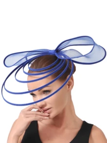 1 件肯塔基赛马会晚宴帽子女式复古新娘婚礼帽发夹黑色发饰新娘茶会帽子返校、小帽子、迷你帽子、迷你棒球帽、迷你高顶礼帽、发饰、学校用品、优雅、头饰、狂欢配饰 - 彩色 - 查看 17