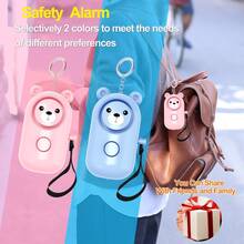 130dB Loud Safety Alarm Keychain] Personal Safety Alarm Keychain For Women - 130dB Loud Siren, Strobe LED Flashlight, Emergency Security Device For Elderly & Men - Multicolor - View 5