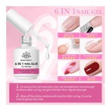 Born Pretty Magic Gel Nail Polish Remover With New Upgraded Gentle Formula,Faster &Amp; Easier &Amp; Cleaner &Amp; Safer Professional Nail Polish Remover In 3-5 Minutes,No Need For Foil Soaking Or Wrapping - ColorX - 查看 2