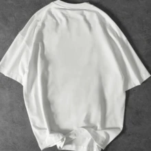 Men's Oversized T-Shirt (Overtec) Printed 69 Star 326 Gringa Teenager Basketball Streetwear Skater - 白色 - 查看 2