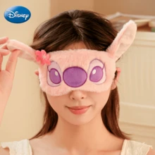 Disney 1个官方史迪奇卡通图案可爱柔软毛绒眼罩，弹性可调节便携3D耳罩，可水洗头带，舒适加厚吸汗毛绒，宽弹力设计，圣诞节、万圣节、生日礼物，送给家人和朋友 - 彩色 - 查看 11