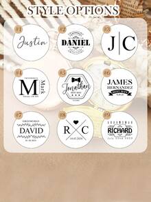 1pc Customized Engraved Pocket Watch, Personalized Pocket Watch, Father's Day Gift, Groomsman Gift, Groomsman & Bridesmaid Gift, Groom's Father Gift, Wedding Gift, Valentine's Day Gift, Halloween Gift, Christmas Gift - Multicolor - View 5