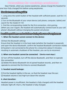 HYUNDAI HY-Y01 Bluetooth Earphones, Half In-Ear Design With High-Definition Surround Sound Quality, Sensitive Microphone For Voice Calls, LED Power Display, Music, Sports, Gaming, Low Latency, Long Battery Life, Comfortable Wireless Earbuds