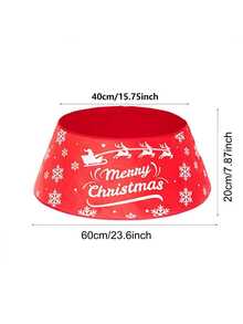 1 Piece, Christmas Tree Skirt, Christmas Tree Surround, Christmas Decoration, Base Christmas Decoration, Holiday Celebration Decoration, Scene Decoration, Holiday Decoration, Room Decoration, Home Decoration, Office Decoration, Theme Party Decoration, Christmas Decoration Christmas Decorations Home Christmas Gifts Christmas Decor - Multicolor - View 3