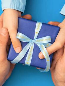 Cinta de satén personalizada, cinta personalizada, cinta de envoltura de regalo personalizada con texto y logotipo personalizados, disponible en múltiples colores y tamaños, cintas decorativas elegantes para bodas, cumpleaños, Navidad, San Valentín, graduación, fiestas - Multicolor - Ver 8
