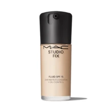 MAC M.A.C Studio Fix Fluid SPF 15 24小时哑光粉底液 + 控油，蕴含80%滋养精华，SPF15防晒 - NC12 - 查看 1