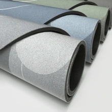 Tapete Retangular Multifuncional Para Banheiro Absorção Rápida Antiderrapante - Azul - Visão 3