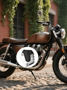 1 pieza Extensión de pedal lateral de aleación de aluminio para motocicleta, Almohadilla antideslizante para caballete de motocicleta