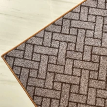 3x2 Easy Clean Soft Modern Decorative Rug - 棕色幾何 - 查看 3