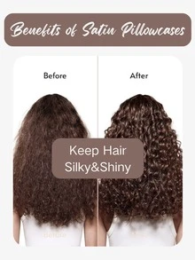 1/2pcs Satin Pillowcase, Silk Pillowcase, Elastic Design, Travel Pillowcase, Soft Satin Pillowcase, Gentle On Hair And Skin, Standard/Oversized, Fits Various Pillows, Suitable For Room Decor, Halloween Decor, Autumn Decor, Santa Gift, Valentine's Day Gift, Christmas Stocking Stuffer, Personalized Gift, Christmas Gift - Multicolor - View 6