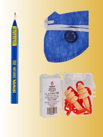 Kit Mascaca Lapis +protetor Auricular