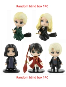 Harry Potter 哈利·波特！全新卡通哈利·波特角色盲盒，装饰品，盲猜盒，玩具，玩偶，桌面收藏品。创意礼物，适合周年纪念日、毕业季、感恩节、独立日、圣诞节、万圣节，以及送给家人和朋友的礼物。
