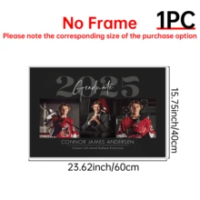 1 peça de impressão em tela personalizada com moldura de madeira de pinho - arte de parede personalizada para quarto, sala de estar, personalização criativa de pôster, arte de parede em tela personalizada, pôsteres para quarto, memórias de viagem personalizadas, moldura opcional