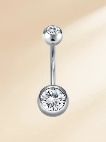 Nhẫn rốn bằng thép không gỉ Cubic Zirconia thời trang Nhẫn xỏ khuyên rốn Trang sức xỏ khuyên rốn Nhẫn rốn Nhẫn rốn Nhẫn rốn Trang sức xỏ khuyên rốn Nhẫn xỏ khuyên rốn 14G 6mm 8mm 10mm 12mm 14mm 16mm 18mm Nhẫn rốn cho nam nữ để trang trí hàng ngày - Vòng rốn - Xem 23