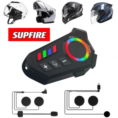 Fone de Ouvido de Capacete  Bluetooth Controle De Voz microfone para  intercomunicador