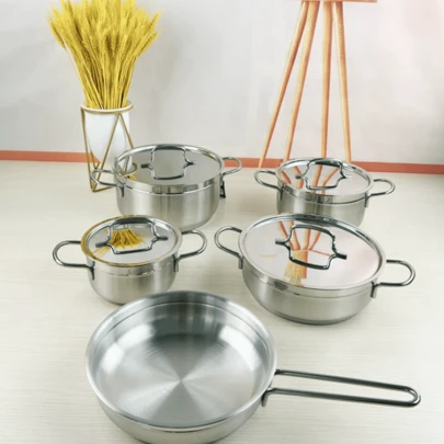 2/3件套多功能家用厨房蒸锅加厚大容量汤锅炖锅