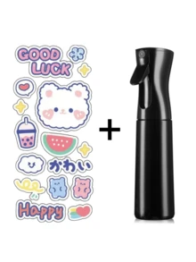 1pc Fine Mist Continuous Spray Bottle, Automatic High Pressure Atomizer Spray Bottle Without Aerosol, Suitable For Hairstyling, Cleaning, Gardening, Cosmetic Water Container, Hair And Face Mist, Refillable - Multicolor - View 11