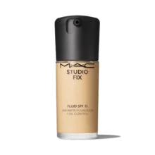 MAC M.A.C Studio Fix Fluid SPF 15 24小时哑光粉底液 + 控油，蕴含80%滋养精华，SPF15防晒 - NC15 - 查看 1