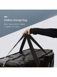 4 - Size Heavy - Duty Storage Bag,Moving Tote Bags Extra Large Reusable Closet Organization Storage Bags With Zipper And Strong Handles For Clothes/Shoes/Blanket/Pillow, Large - Capacity Moving & Organizing Tote, Durable Solution For Moving/Travel/Storage, Must - Have For Organized Home & Travel Lovers,Back To School,College Essentials