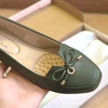 Modare Women's Moccasin Slipper With Ultra-Comfort Orthopedic Bunion - 橄欖綠 - 查看 3