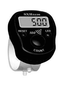 100位计数器，带蜂鸣器和LED闪光灯，可复位功能，可调节表带，高品质，适用于运动、活动、计数、祈祷等场合。 - 彩色 - 查看 8