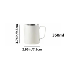 1 件不锈钢奶泡壶，厚款拿铁艺术牛奶蒸汽壶，咖啡店用品，带刻度的锥形喷嘴牛奶壶，专业奶泡杯，现代简约奶泡壶，耐用不锈钢牛奶壶，250ml/350ml/600ml/900ml，适合作为乔迁礼物，适用于咖啡馆、餐厅、花园、休闲酒吧、甜品店、家庭、办公室、拿铁艺术壶，打造完美的拿铁艺术和享受 - 彩色 - 查看 14