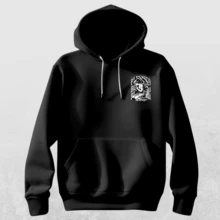 Men's Basic  Sweatshirt With "Blesed" Print Front And Back S To G3 Plus Size – Streetwear Style - Black - View 2