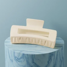 5 Inches Extra Large Claw Clips For Thick Hair And Long Hair, 4 Packs Xl Jumbo Claw Clips, Oversized Matte Non-Slip Rectangle Hair Clips For Women, Big Strong Hold Jaw Clip, Neutral Color Fall Fashion Hair Claw Autumn Hair Accessories Elegant Hair Clutch Clips For Hair Winter For Vacation Outfits Woman