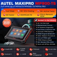 Autel MaxiPro MP900TS Android 11 All System Diagnostic Scanner With TPMS Relearn Rest Programming Upgraded Of MP808TS - black red - View 3