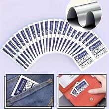 1套/100片装眼镜湿巾清洁布，一次性镜片清洁剂，适用于眼镜、相机镜头、手机屏幕 - 高效清洁湿巾，防雾湿巾，镜片清洁布（2种包装样式随机发货） - 白色 - 查看 3