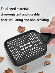 1件套ABS材质3速高压淋浴喷头，大面板电镀表面。淋浴喷头可用作手持或固定淋浴，适合家庭或浴室使用。