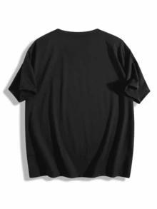 COCOC 2025 New Summer Loose Pattern Round Neck Shirt Graphic Tees,Women's Spring Summer Casual Fashion Versatile 90S Street Style Music Festival Rave Cool Jeweled Cross Badge Print Y2K Crew Neck Oversize Shirt - đen - Xem 2