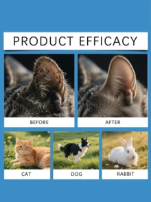 Ohrenpflege-Tropfen für Haustiere, universell für Katzen und Hunde, tägliche Pflege für Haustierohren, reinigende und deodorierende Ohrenpflege-Tropfen