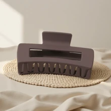 5 Inches Extra Large Claw Clips For Thick Hair And Long Hair, 4 Packs Xl Jumbo Claw Clips, Oversized Matte Non-Slip Rectangle Hair Clips For Women, Big Strong Hold Jaw Clip, Neutral Color Fall Fashion Hair Claw Autumn Hair Accessories Elegant Hair Clutch Clips For Hair Winter For Vacation Outfits Woman