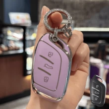 Car Key Case Cover Shell Fob For MG ZS For MG6 EV EZS HS EHS For Roewe RX5 I5 I6 RX3 RX8 ERX5 Key Holder Accessories Keychain Halloween Accessories Teachers Day Christmas Gift Gifts For Mother, Father, Graduation, And Teacher - Multicolor - View 13