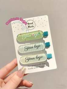 2/3pcs Personalized Name Hair Clips, Name Edge Clips, Customized Hair Clips, Girls Hair Clips, Birthday Gift, Princess Hair Clips, Mother's Day Gift, Valentine's Day Gift, Grandma Gift, Bridesmaid Gift, Bridal Shower Gift, Wedding Gift,Vacay Vibe Au - Multicolor - View 17