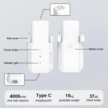 Smarter Vorhangmotor mit Fernbedienung, 3-in-1-Schiene für Hausautomation Fensterbehandlung Ziehen-zum-Start, 15 kg Tragfähigkeit