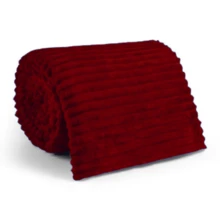 COBERTOR MANTA CANELADA CASAL 2,00X1,80 - Marsala - Visão 2