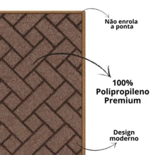 3x2 Easy Clean Soft Modern Decorative Rug - 棕色幾何 - 查看 5
