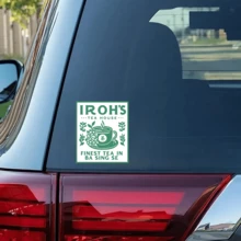 Adesivo com design de casa de chá de dragão jasmim, 2 peças, presente Atla, adesivo de dragão jasmim, melhor presente para ela | Adesivo de A Lenda de Aang | Adesivos para laptop | Adesivos para garrafa de água