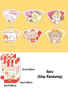 MIKKO Afternoon Tea Series 3D Shaped Fridge Magnet Surprise Box, 6 Regular + 1 Hidden Edition, Shipped Randomly, Adorable Collectible Kitchen Decoration With Magnetic Attachment Capability, Perfect For Home Decor Enthusiasts And Collectors Seeking Unique, Eye-Catching, And Functional Home Accessories - Multicolor - View 12