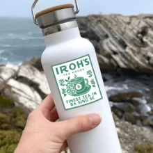 Adesivo com design de casa de chá de dragão jasmim, 2 peças, presente Atla, adesivo de dragão jasmim, melhor presente para ela | Adesivo de A Lenda de Aang | Adesivos para laptop | Adesivos para garrafa de água