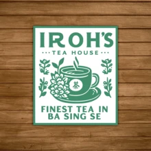 Adesivo com design de casa de chá de dragão jasmim, 2 peças, presente Atla, adesivo de dragão jasmim, melhor presente para ela | Adesivo de A Lenda de Aang | Adesivos para laptop | Adesivos para garrafa de água