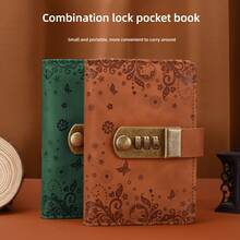 [Vintage Lock Book] 1-4pcs 4 Colors Vintage Password Lock Book A7 - - Secure And Stylish Personal Journal Notebook,Aesthetic School Supplies, , Notebooks For School, School Supplies, Back To School